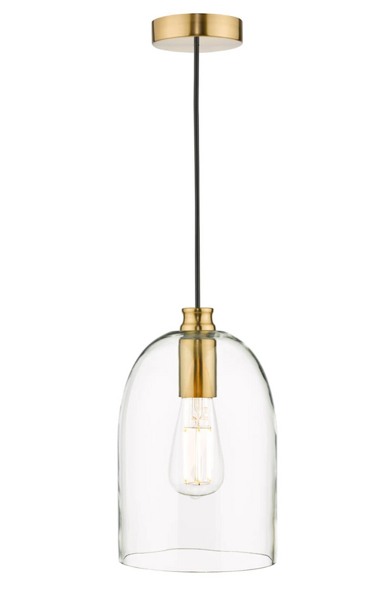 Single Pendant, Satin Bronze - ID 12231