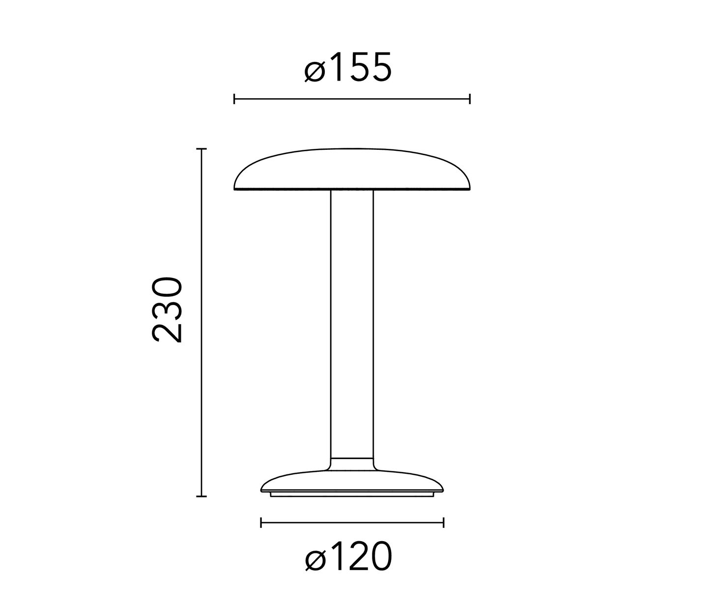 FLOS Gustave Rechargeable Table Lamp Residential 3000K - OPTIONS