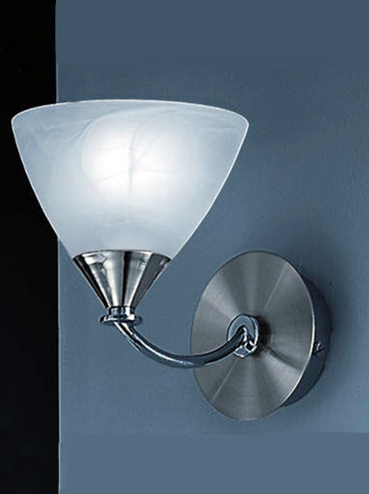 1lt Wall Bracket, Brushed Nickel - ID 12316