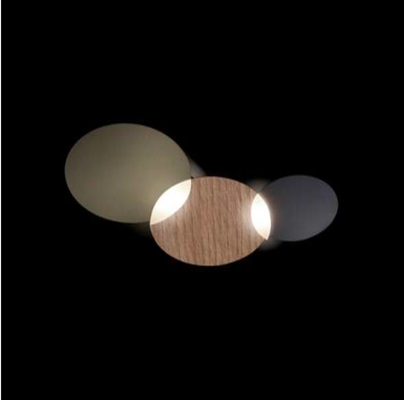 Grossmann CIRC Two Lamp Wall / Ceiling Light - Colour Options