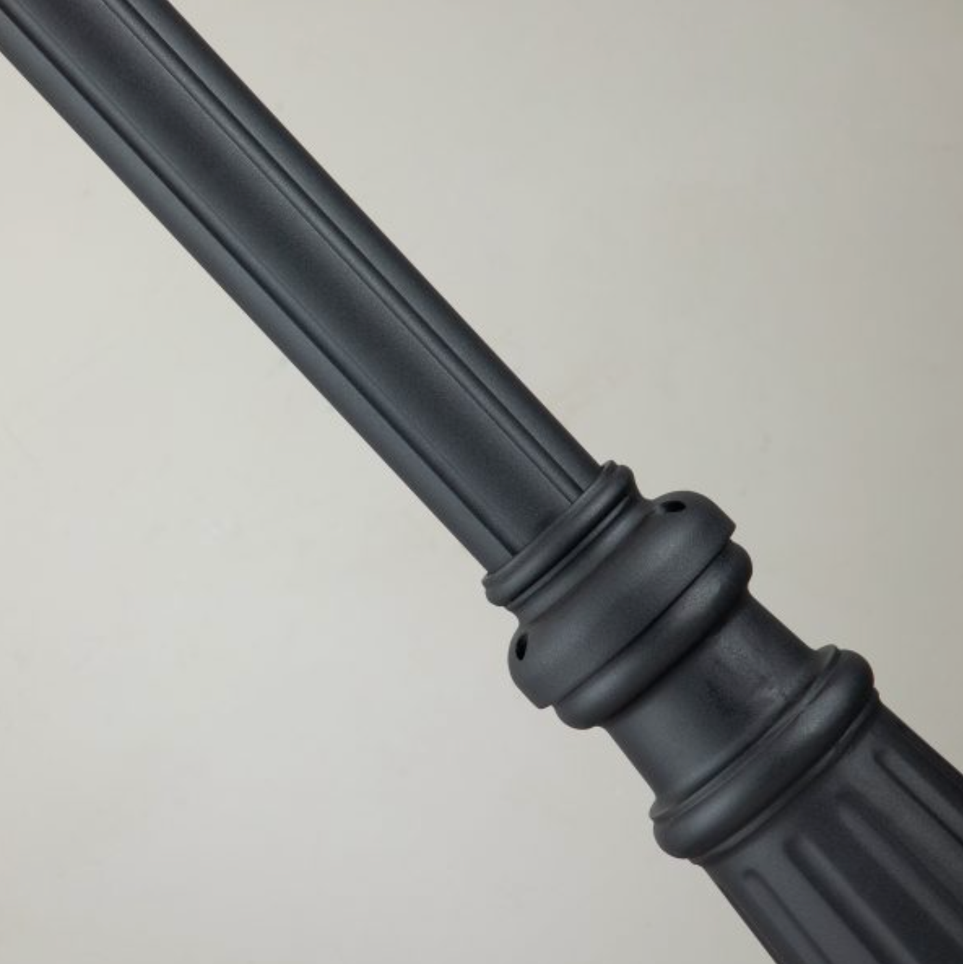 Outdoor Pillar Lamp Post, Black - ID 12375