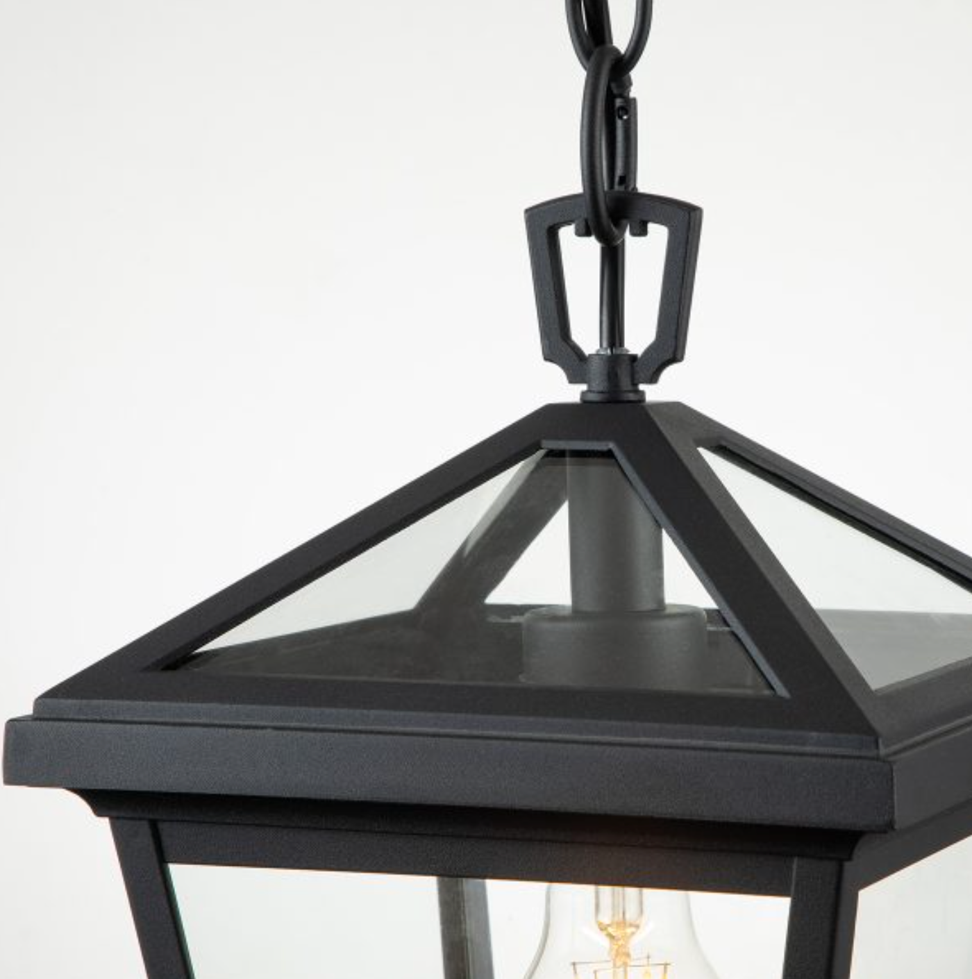 Outdoor Box Lantern, Black - ID 12377