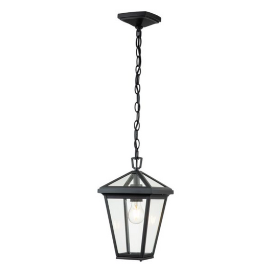 Outdoor Box Lantern, Black - ID 12377