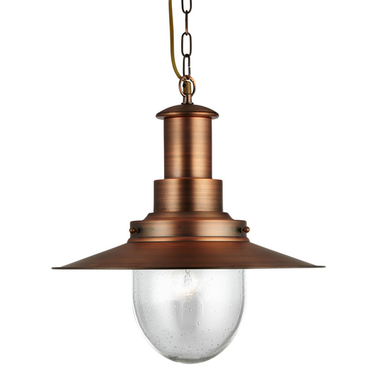 Large Copper Fisherman's Lantern - ID 3167