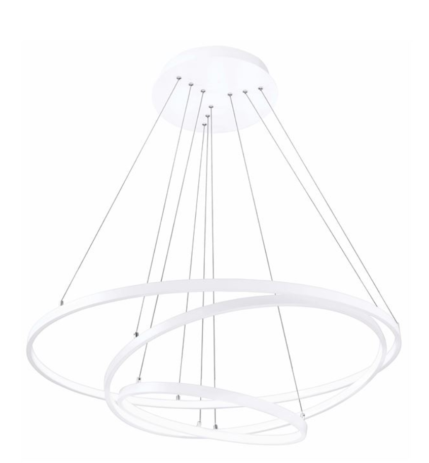 Matt White Aluminium & Acrylic Adjustable Dimmable - ID 9334