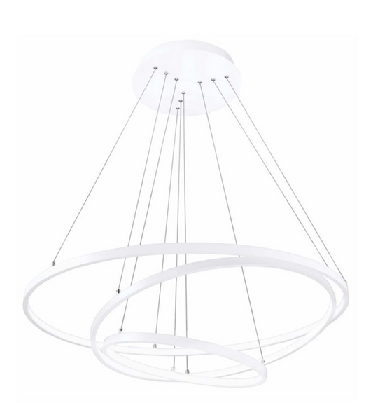 Matt White Aluminium & Acrylic Adjustable Dimmable - ID 9334