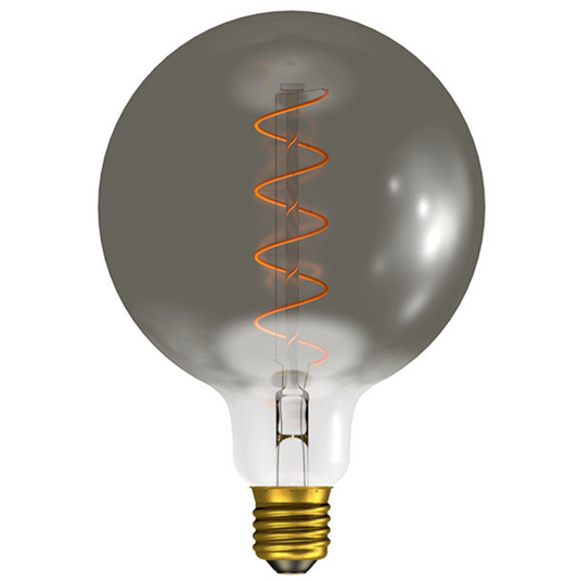 Large Gunmetal Globe Lamp Very Warm White 4W LED E27 - ID 9676