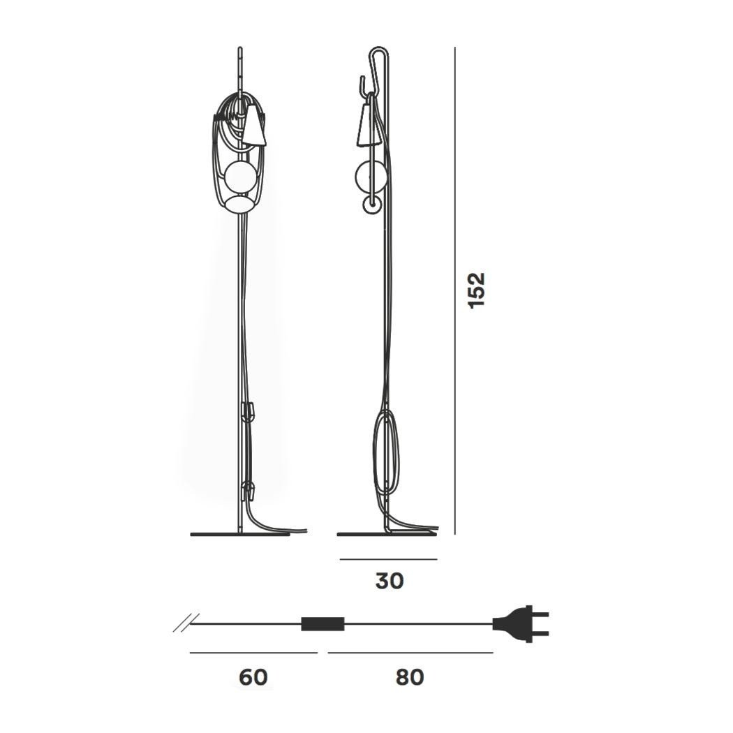 Foscarini Filo Floor Lamp - On/Off