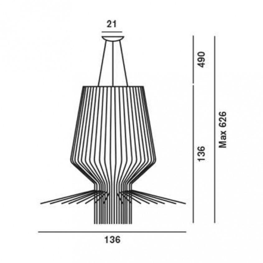 Foscarini Allegro Assai Pendant - 10m Drop