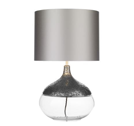 Teardrop Pewter & Glass Table Light Base Only - ID 10257