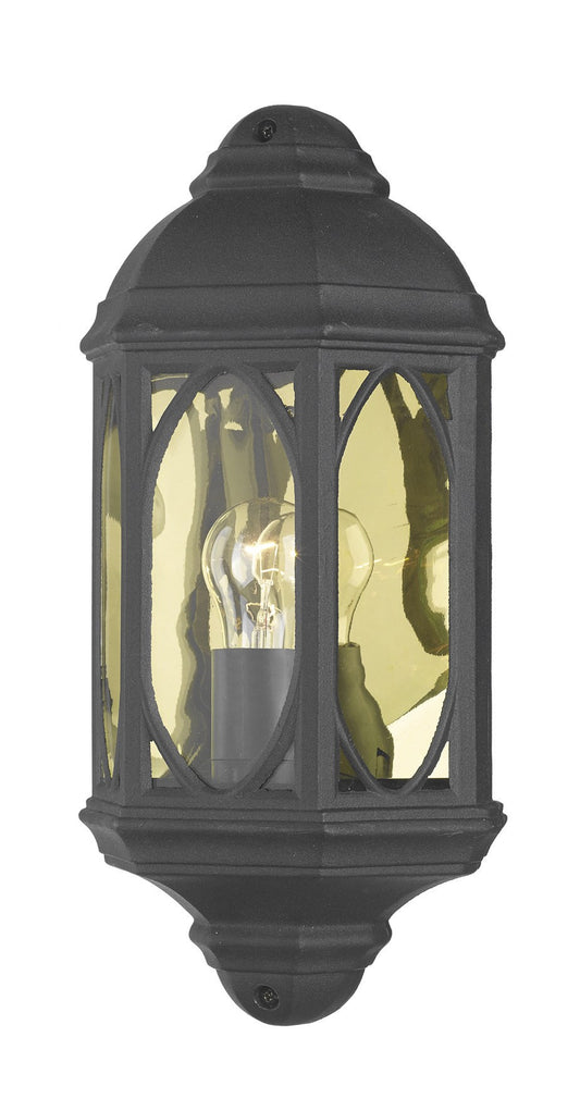 Tenby Black Outdoor Wall Light - London Lighting - 1