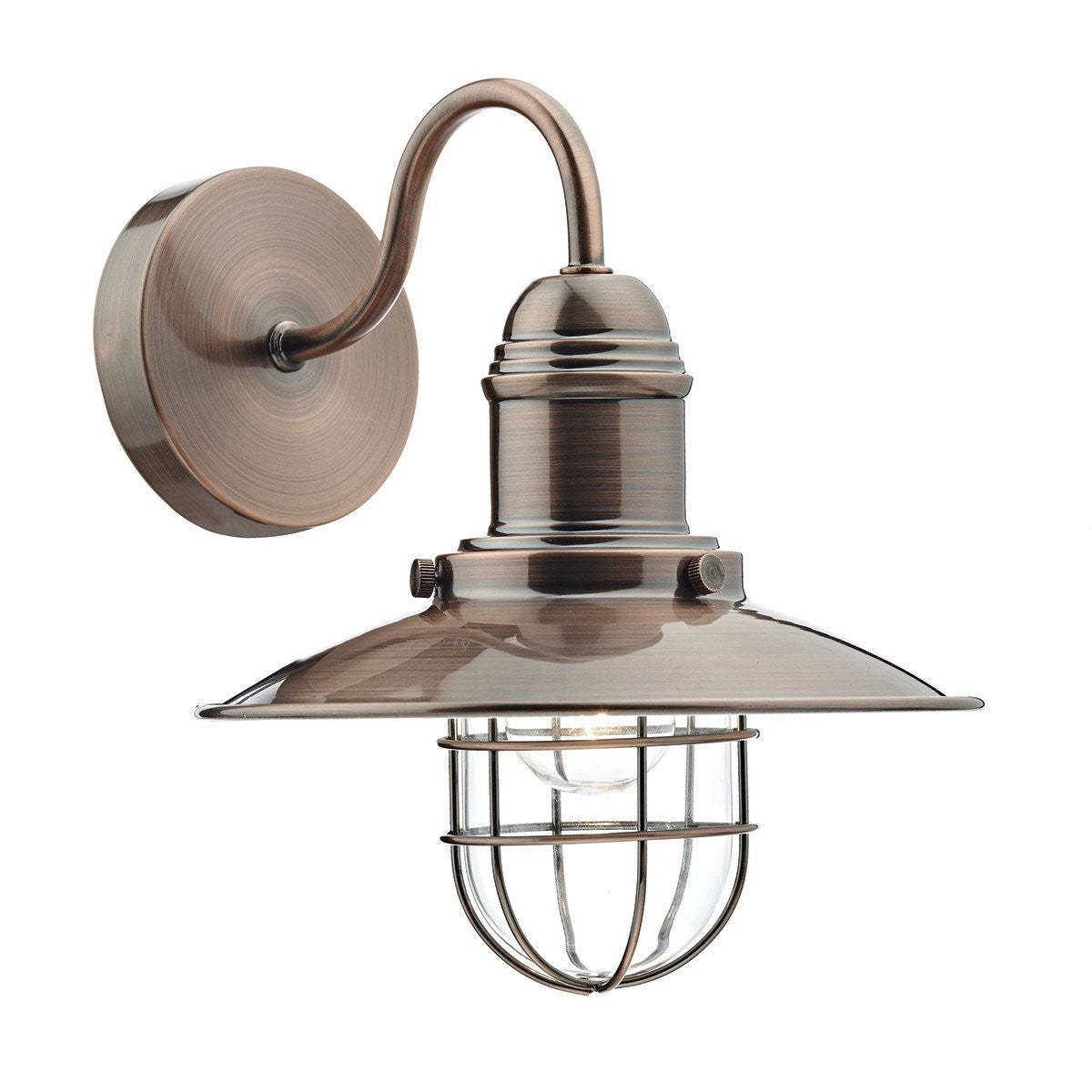 Canary Wharf Copper Wall Light - ID 6303 – London Lighting Limited