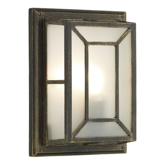 Trent Black Gold Wall Bracket - London Lighting - 1