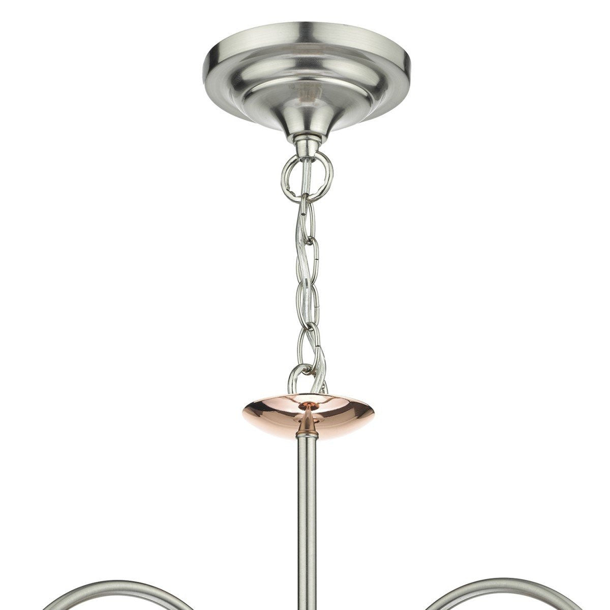 Wharfdale 3 Light Pendant Detail Glass Shades - London Lighting - 2