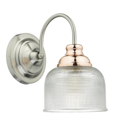 Wharfdale Wall Light Detail Glass Shades - London Lighting - 1