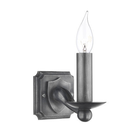 Warwick Black Iron 1 Light Wall Light - London Lighting - 1