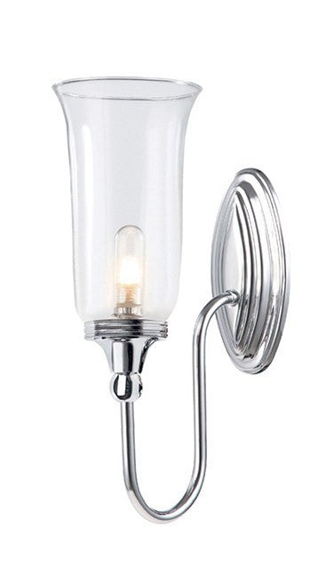 Blake2 Bathroom Wall Light in Polished Chrome - London Lighting - 1