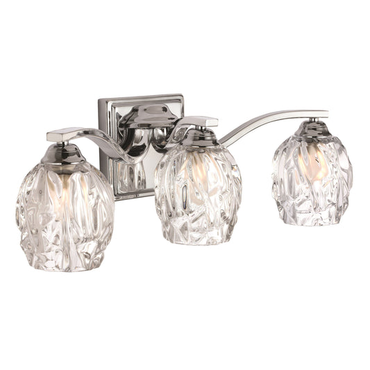 Polished Chrome Above Mirror Light