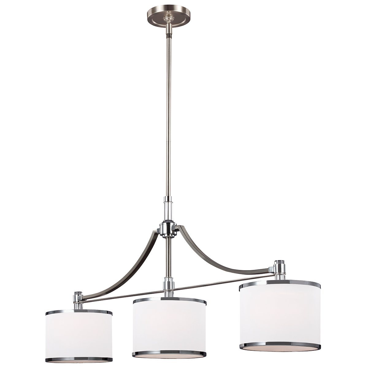 Satin Nickel Island Chandelier