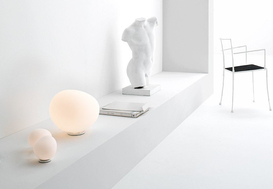 Foscarini Gregg Medium White Table Lamp - London Lighting - 7