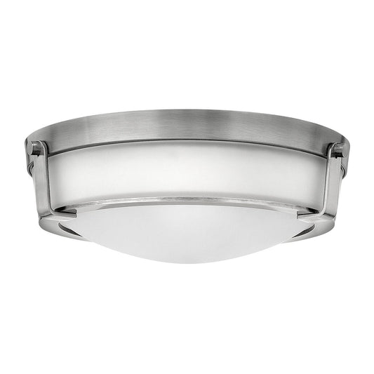 Flush Mount Three Light Antique Nickel