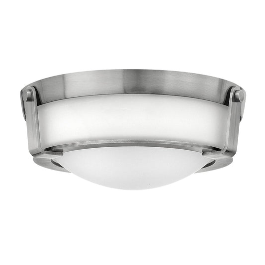 Flush Mount Two Light Antique Nickel