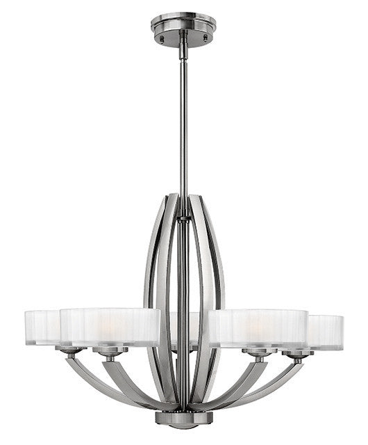 MERIDIAN - 5 Lamp Chandelier - London Lighting - 1