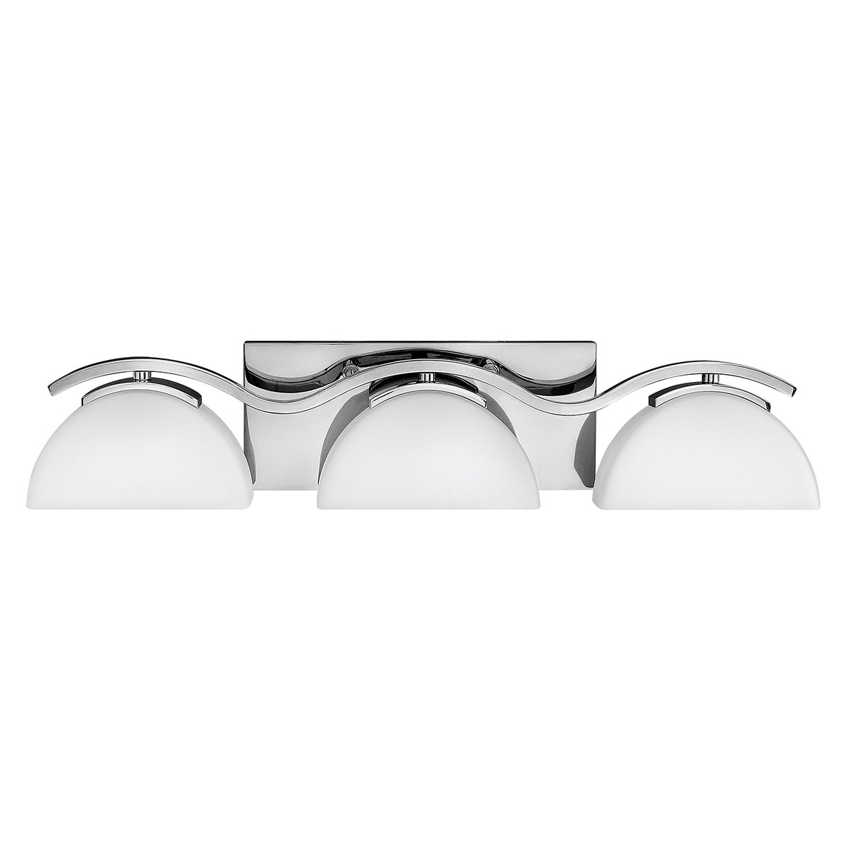 Verve Three Light Polished Chrome Bathroom Wall Light