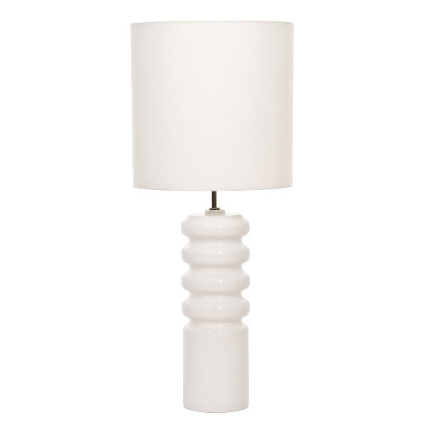 Contour White Table Lamp - London Lighting - 1