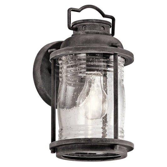 Ashland Bay One Light Weathered Zinc Small Wall Lantern Light