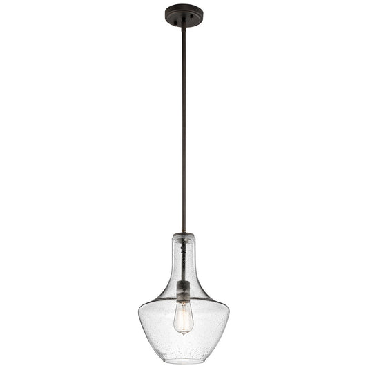 Everly One Light Olde Bronze Small Pendant Light
