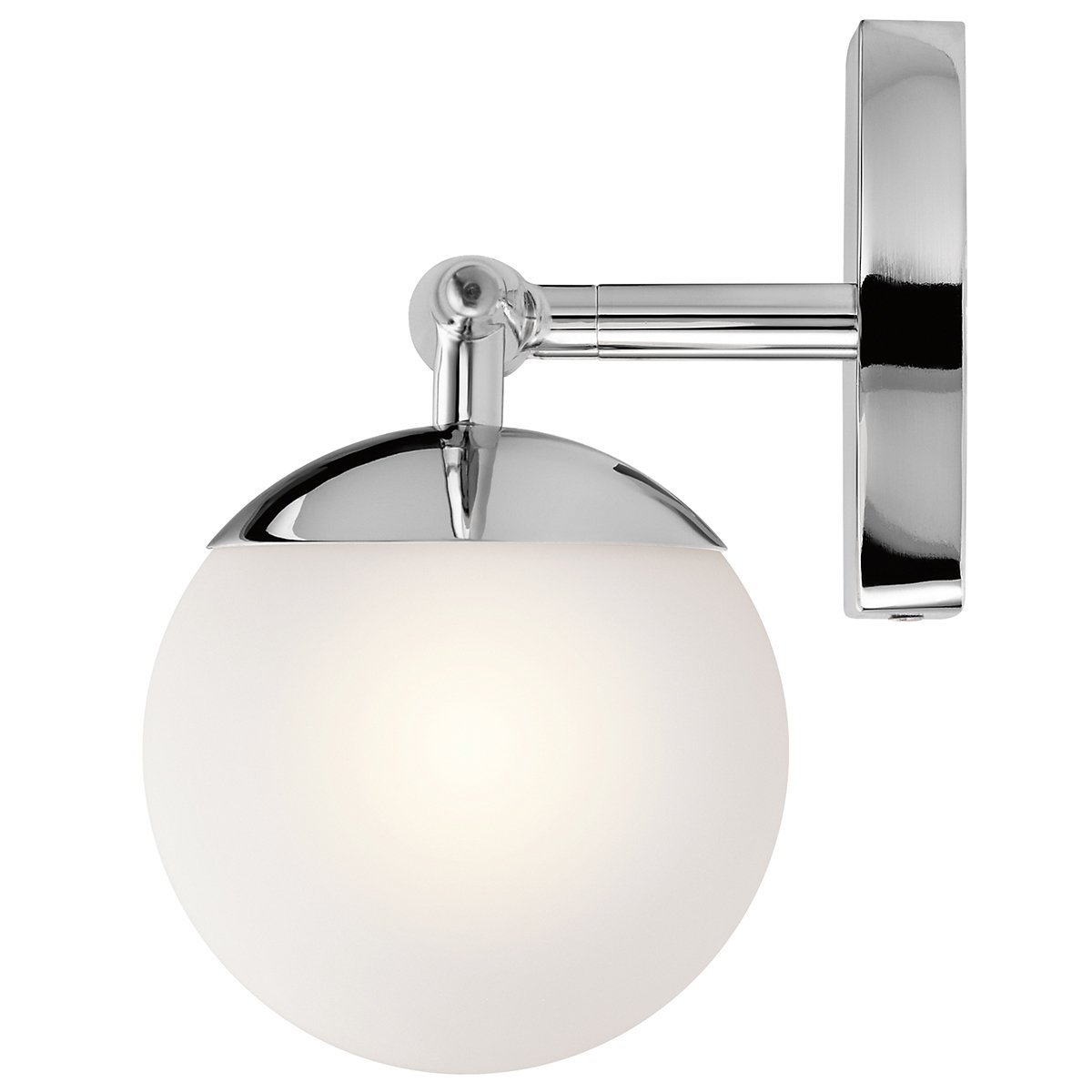 Three Light Polished Chrome Bathroom Wall Light