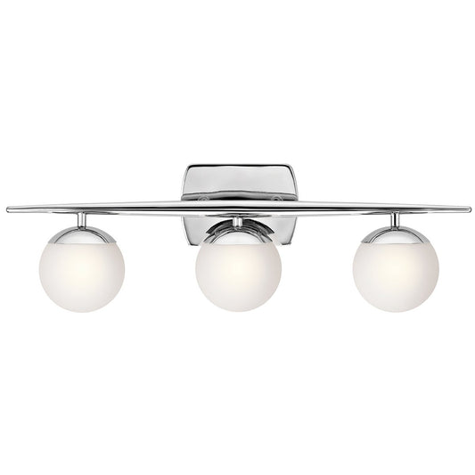 Hornsey Three Light Polished Chrome Bathroom Wall Light - ID 6688