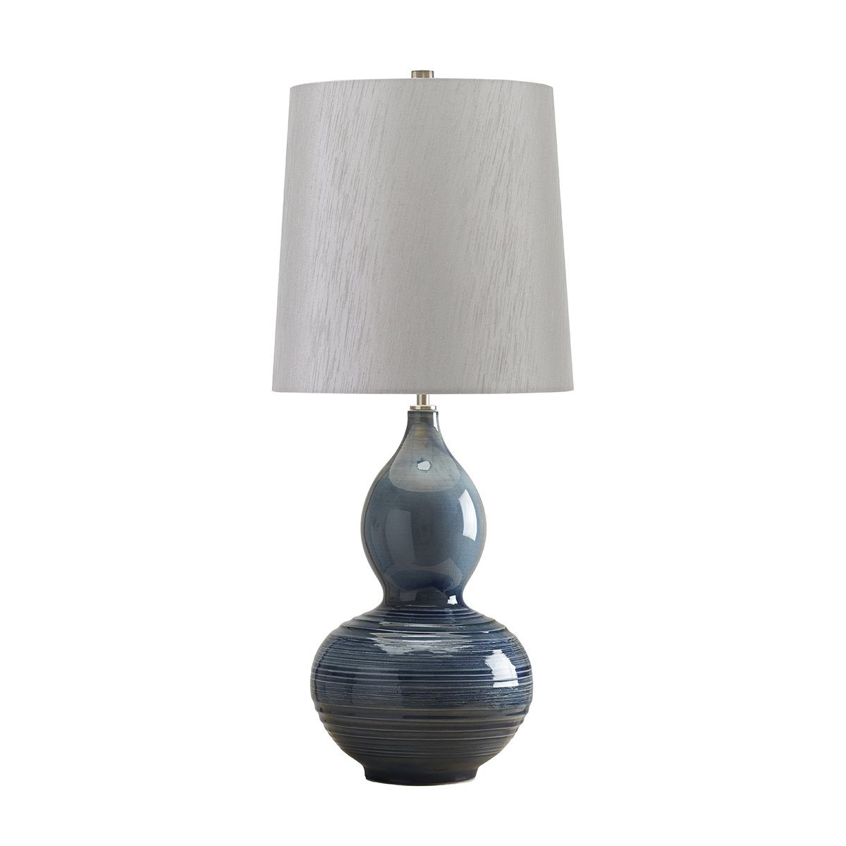 Locksbottom Ridged Table Lamp c/w Shade - ID 8377