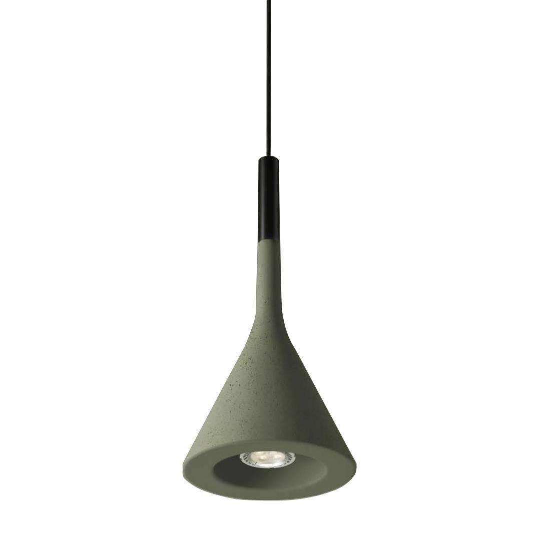 Foscarini Aplomb Concrete Pendant - Olive, Sand & Red - ID 2780