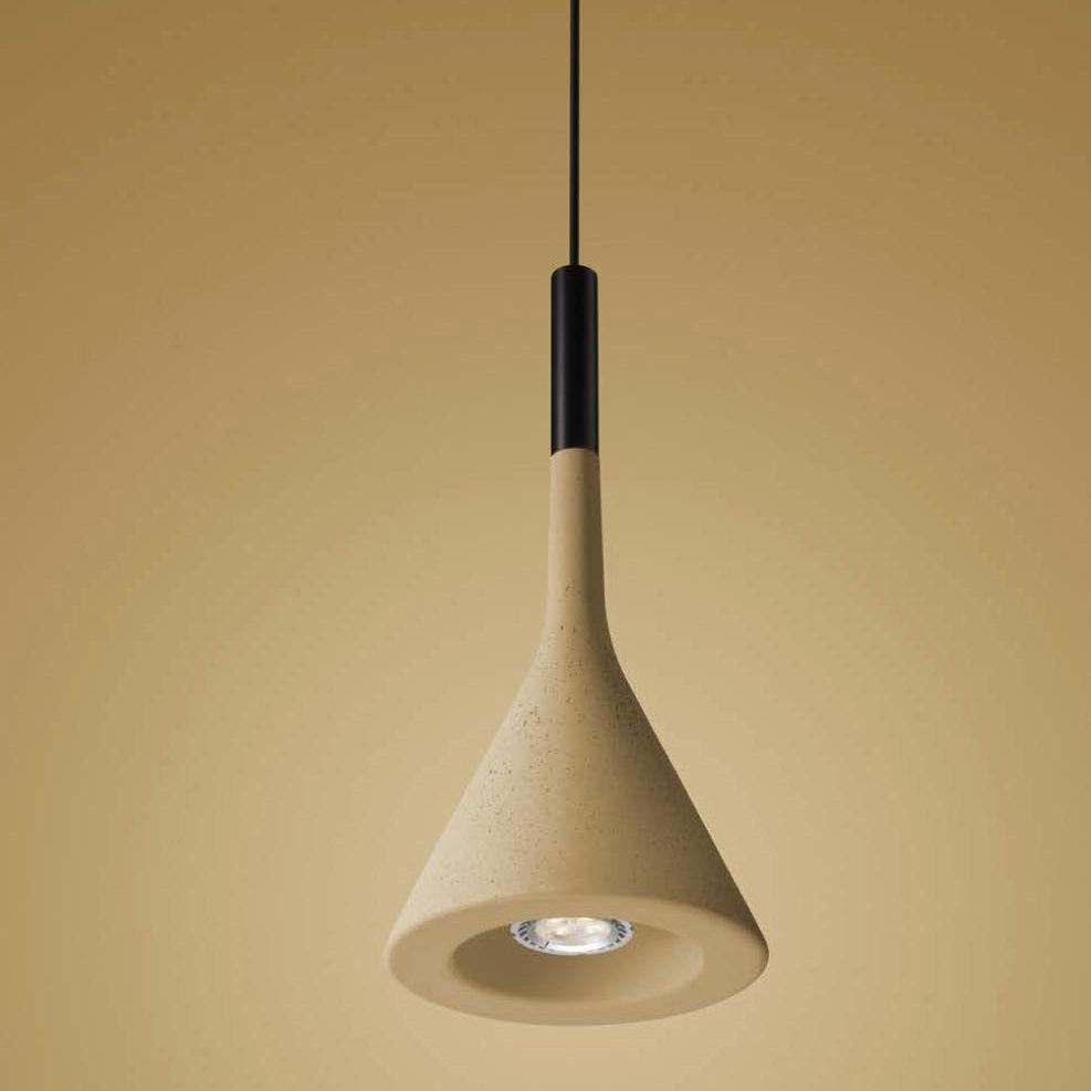 Foscarini Aplomb Concrete Pendant - Olive, Sand & Red - ID 2780