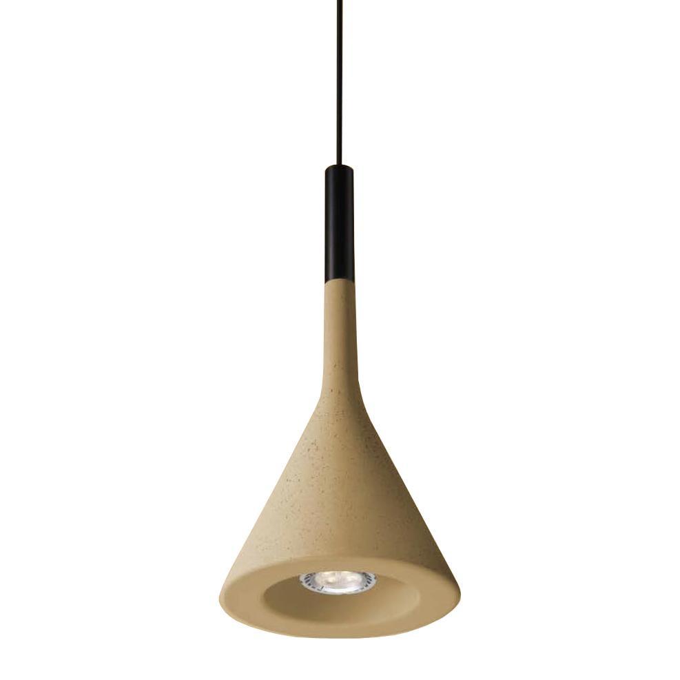 Foscarini Aplomb Concrete Pendant - Olive, Sand & Red - ID 2780