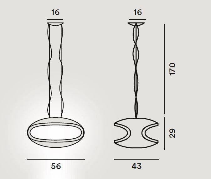 Foscarini O-Space White Suspension Pendant - London Lighting - 9
