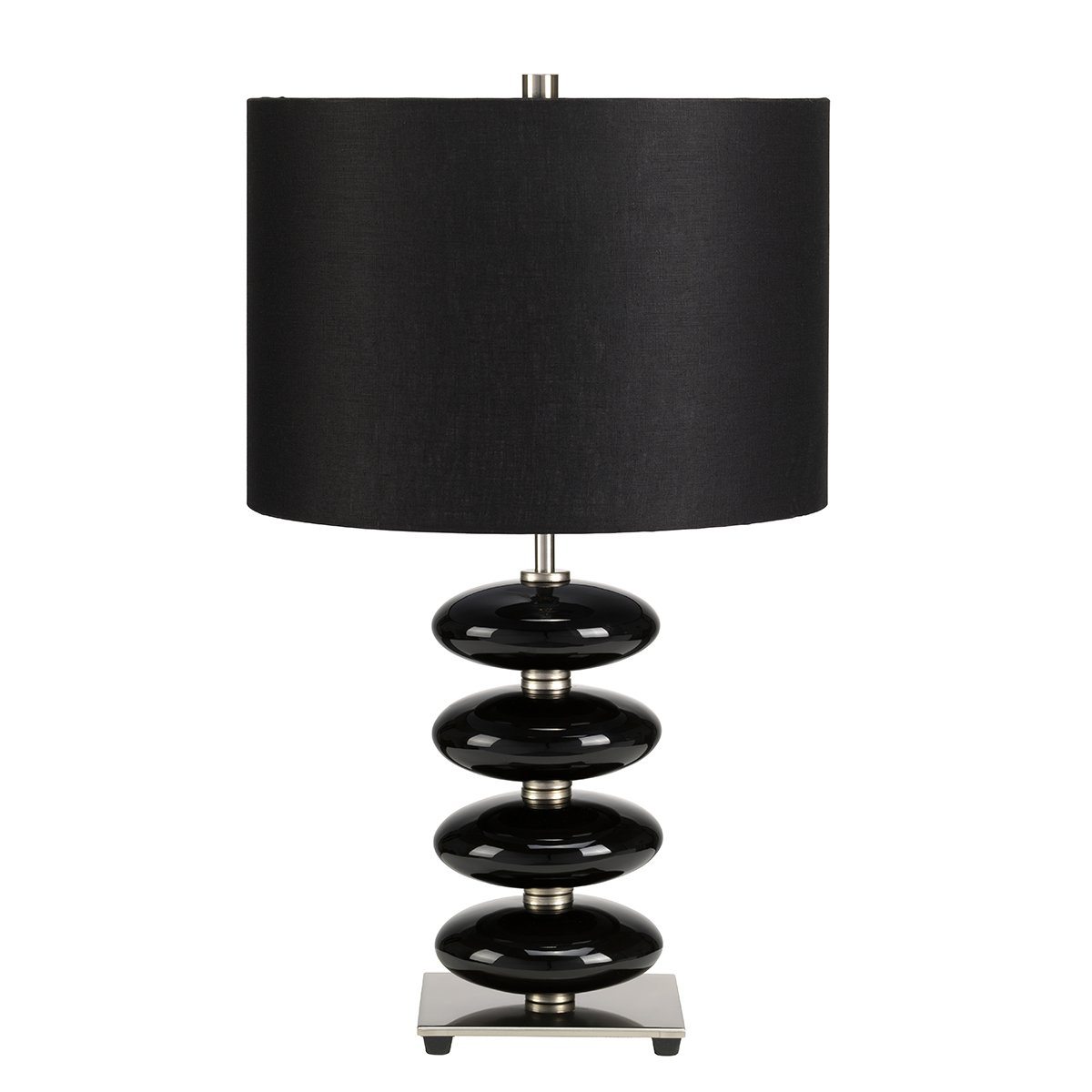 Oldmalden Black Table Lamp c/w Shade - ID 8384