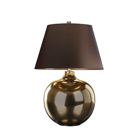 Oldoak Bronze Metallic Table Lamp c/w Shade - ID 8386