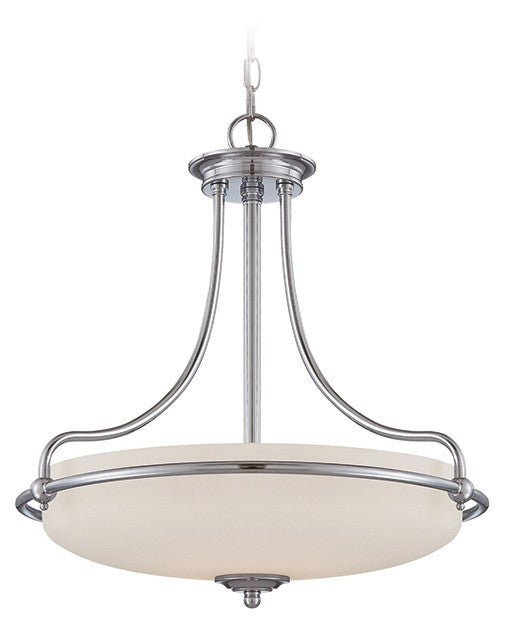 Griffin Pendant Light Chrome - London Lighting - 1
