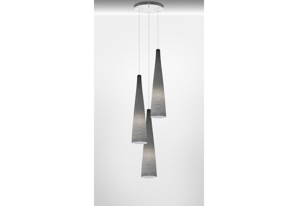 Foscarini Tite 2 Black Suspension Pendant - London Lighting - 2