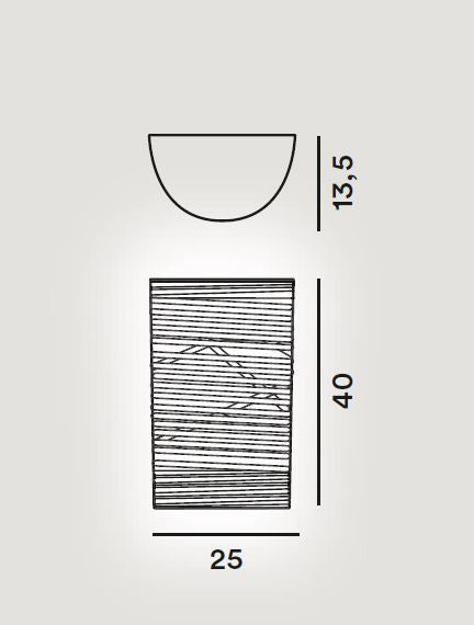 Foscarini Tress Small Wall Light - London Lighting - 3